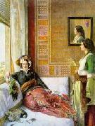 Arab or Arabic people and life. Orientalism oil paintings  258